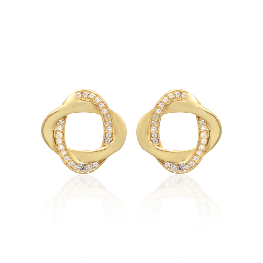 Wave Luxe 925 Sterling Silver Earrings