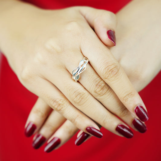 Sterling Silver Infinity Weave Ring
