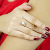 Sterling Silver Solitaire Engagement Ring