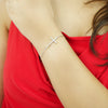 Divine Sparkle Cross Bracelet