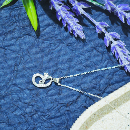 Whispers of Bloom” – Infinity Bud Pendant