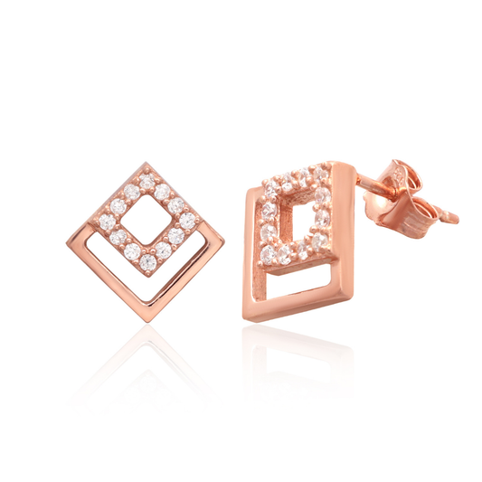 Modern Matrix 925 Silver Earrings