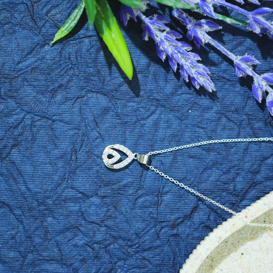 Tears of Grace” – Teardrop Spark Pendant