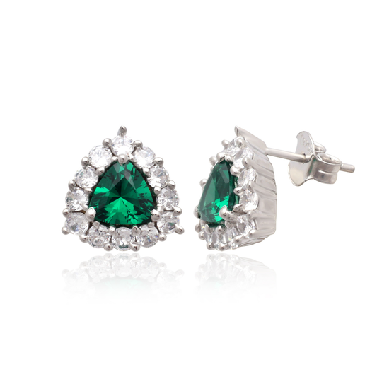 Royal Trinity Glow 925 Silver Earrings