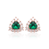 Royal Trinity Glow 925 Silver Earrings