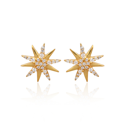 Astral Glow Starburst Earrings