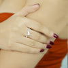 Sterling Silver V-Shaped Minimalist Ring