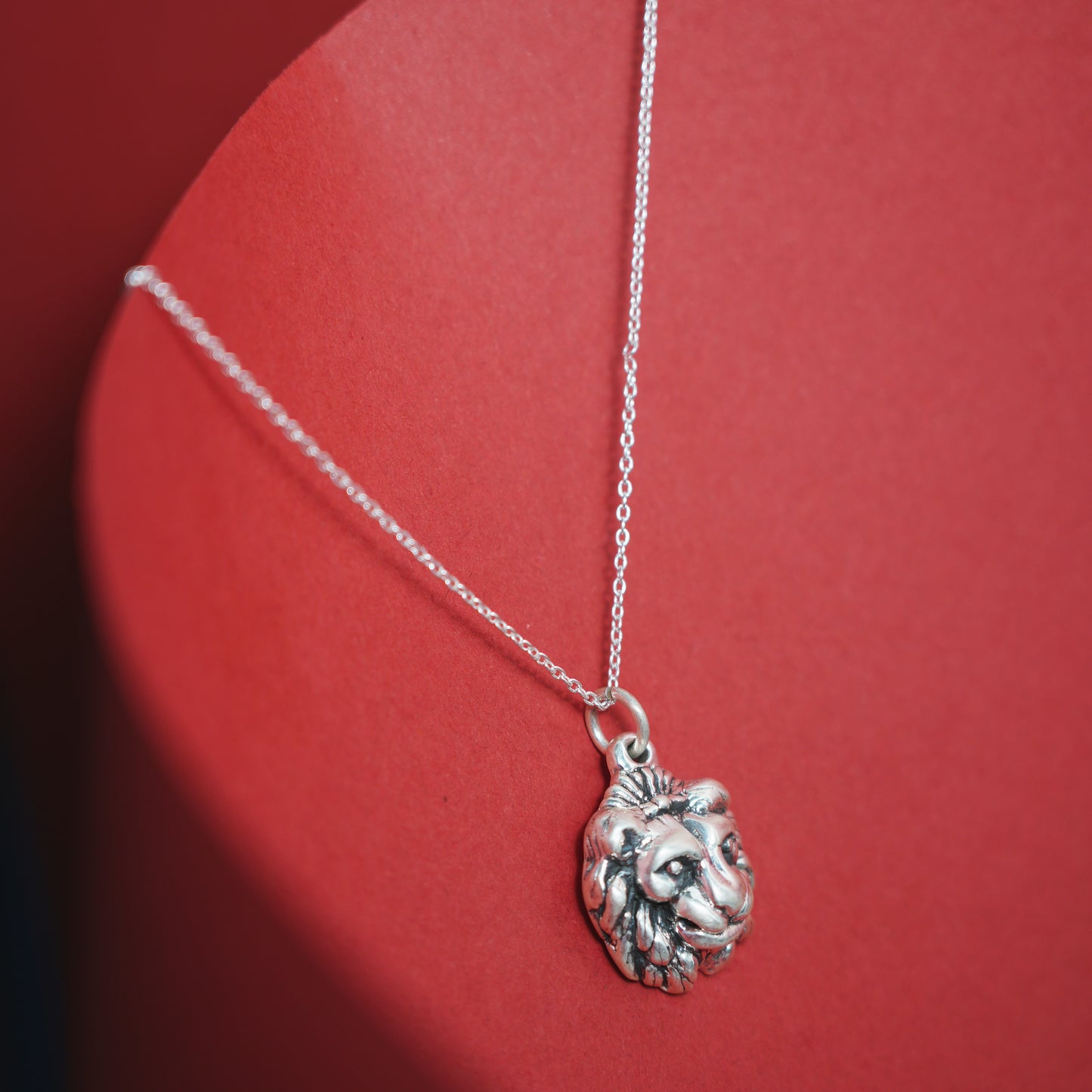 Sher-e-Dil” – 925 Sterling Silver Lion Pendant