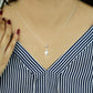 Sterling Silver Leaf Drop Necklace