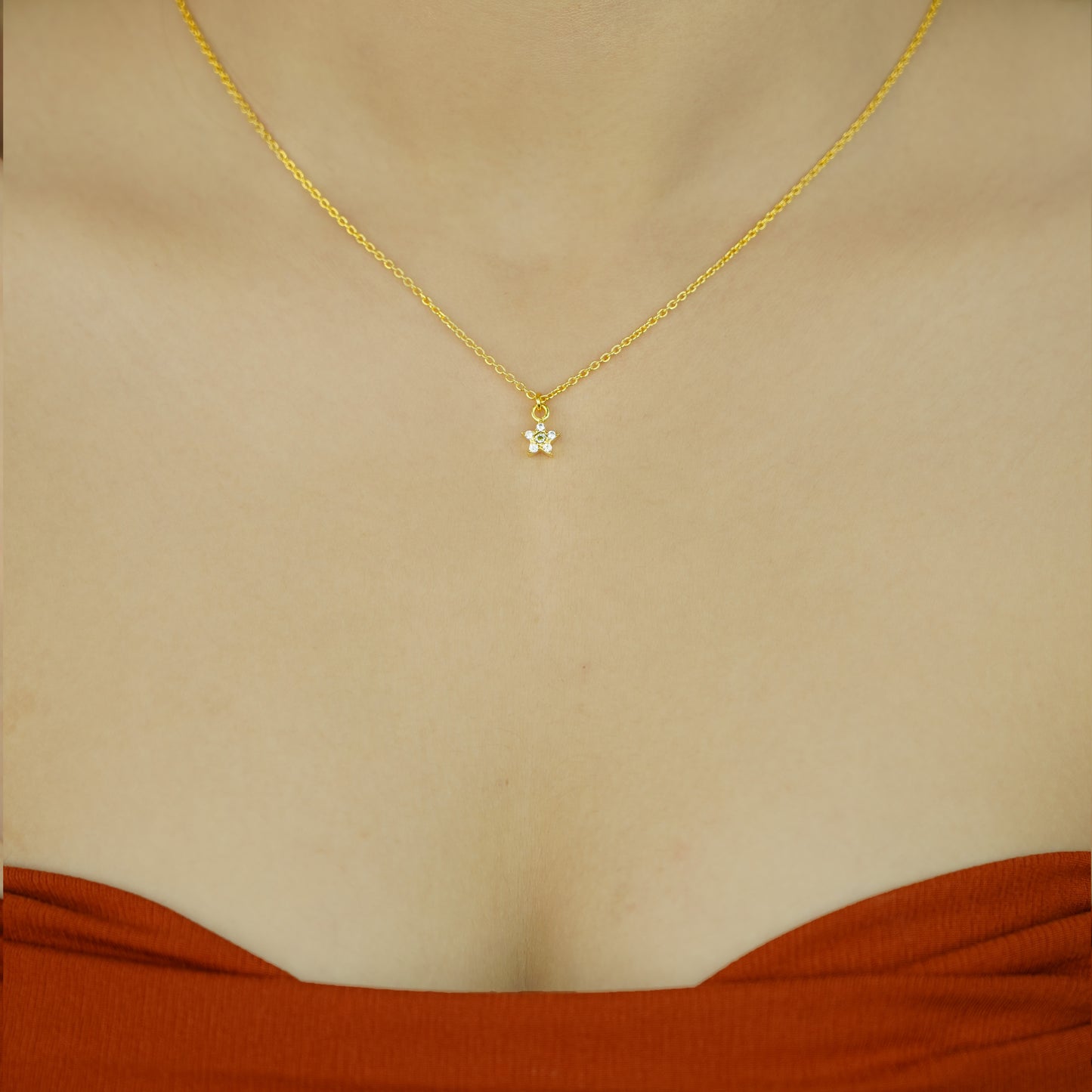 Sterling Silver Bloom Necklace