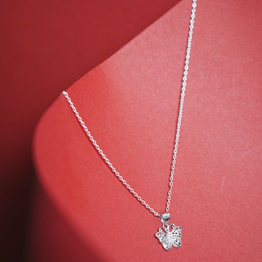 Titli Udaan” – 925 Sterling Silver Butterfly Pendant