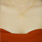 Sterling Silver Eternal Circle Necklace