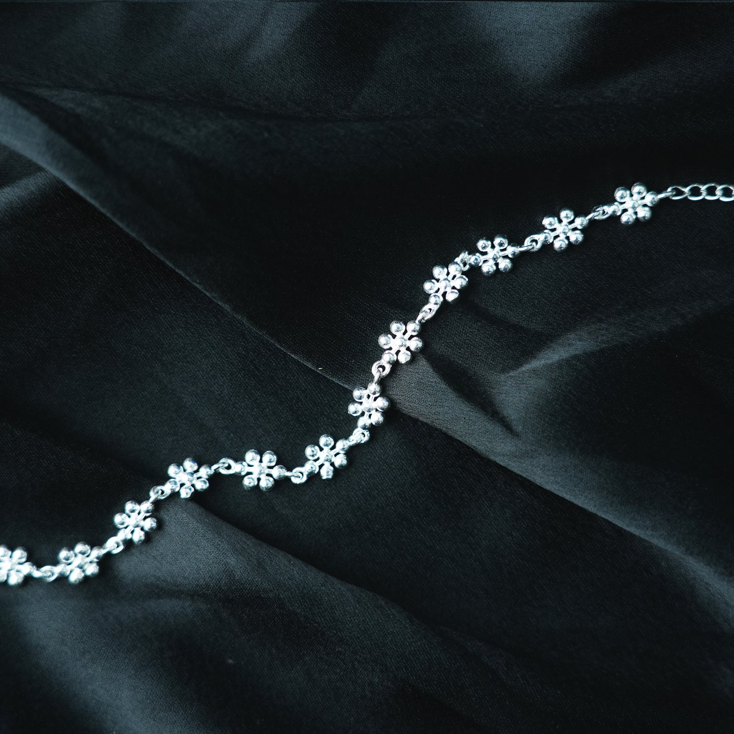 Blossom Charm Silver Bracelet