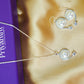 Silver Pearl Glow Pendant Necklace