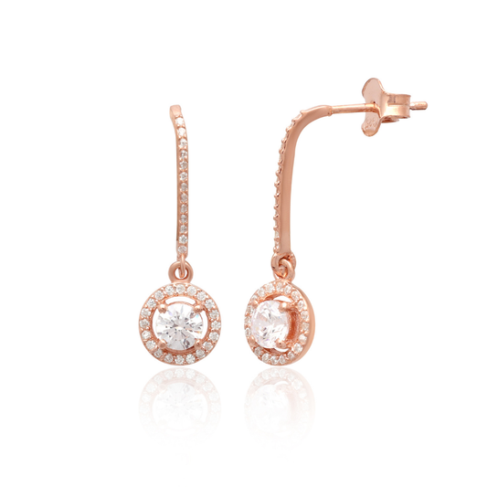 Celestial Halo 925 Sterling Silver Earrings