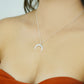Lunar Charm – 925 Sterling Silver Crescent Necklace