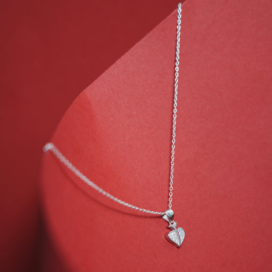 Dil Ki Baat” – 925 Sterling Silver Heart Pendant