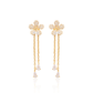 Daisy Luxe 925 Sterling Silver Dangle Earrings