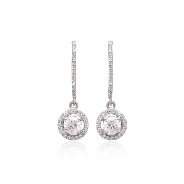 Celestial Halo 925 Sterling Silver Earrings