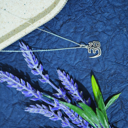 DivyaOm™ Sacred Silver Pendant