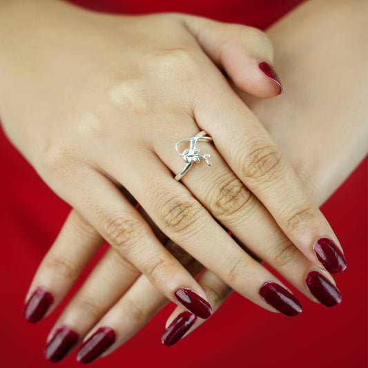Olive Leaf Silver Ring