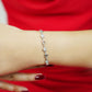 Silver Heart Chain Bracelet