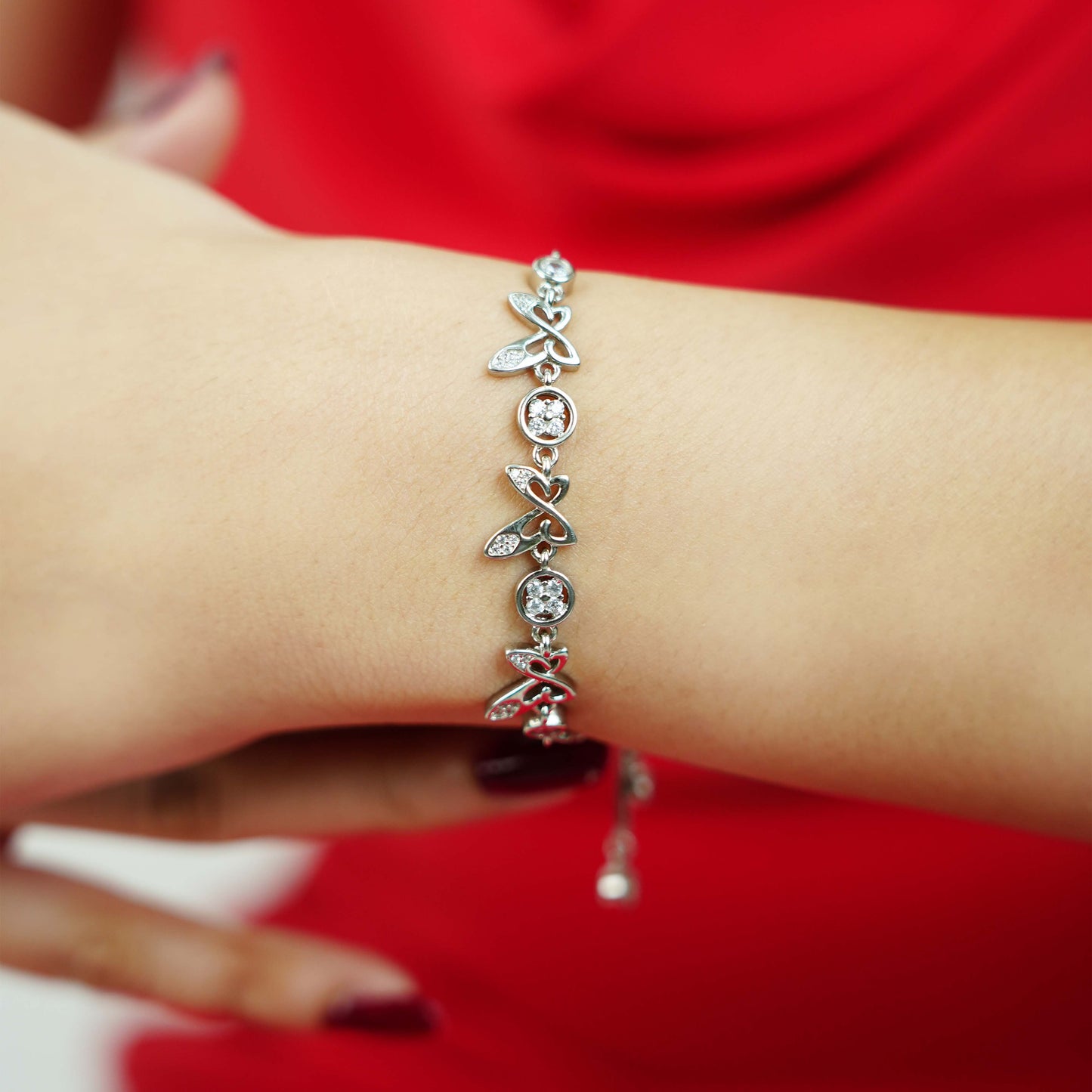 Silver Blossom Bracelet