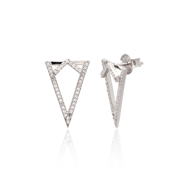 Prism Glow 925 Sterling Silver Earrings