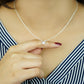 Silver Solitaire Sparkle Necklace