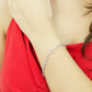 Linked Hearts Silver Bracelet