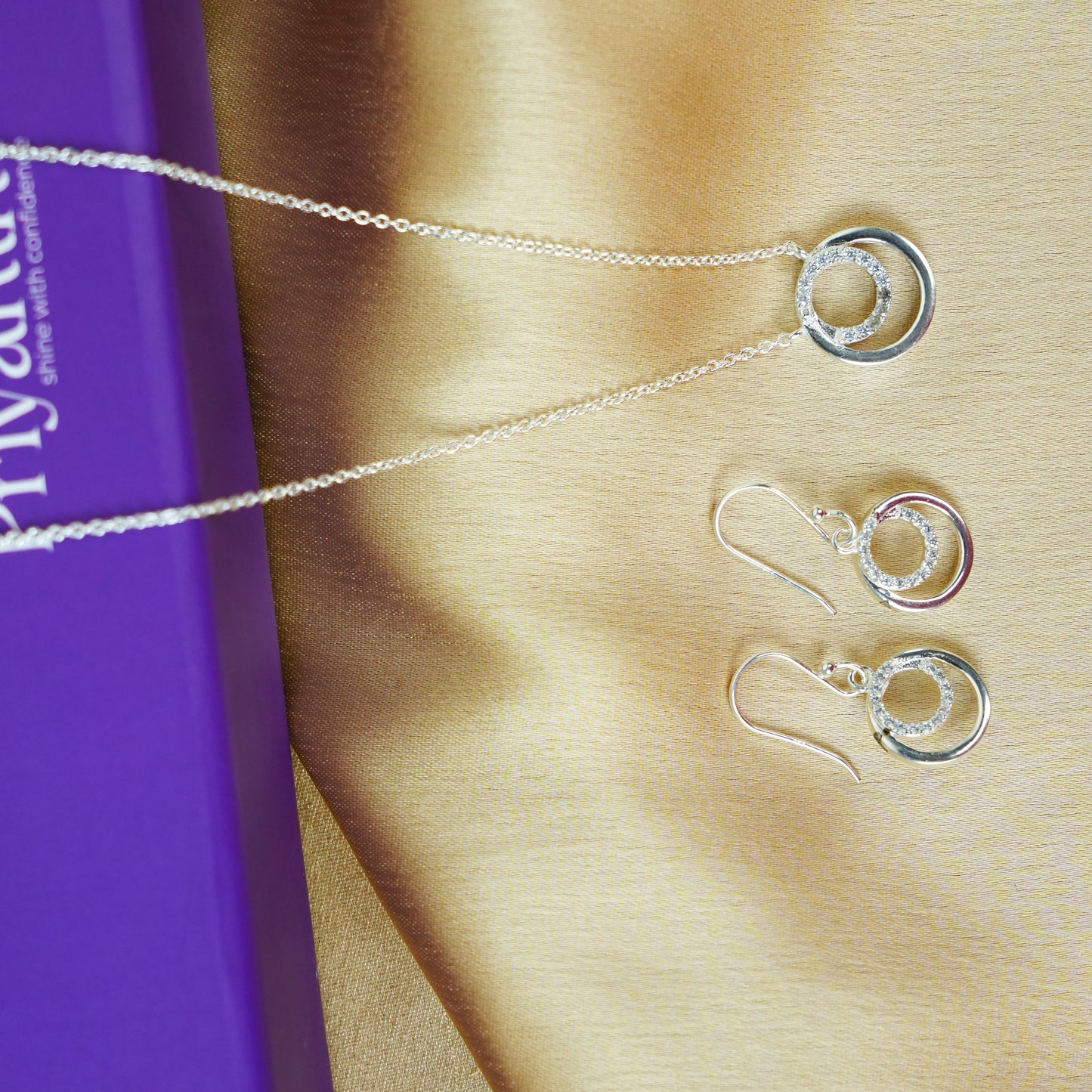 Sterling Silver Eternal Duo Necklace