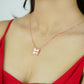 Blush Bloom – Rose Gold Floral Elegance Necklace