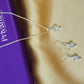 Sterling Silver Leaf Drop Necklace