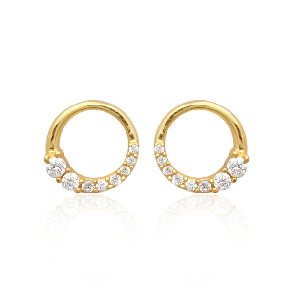 Lumin Circle 925 Silver Earrings