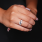 Sterling Silver Twisted Leaf Ring