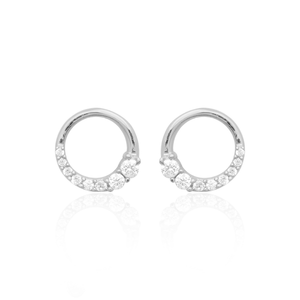 Lumin Circle 925 Silver Earrings