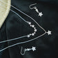 Sterling Silver Starlight Layered Necklace
