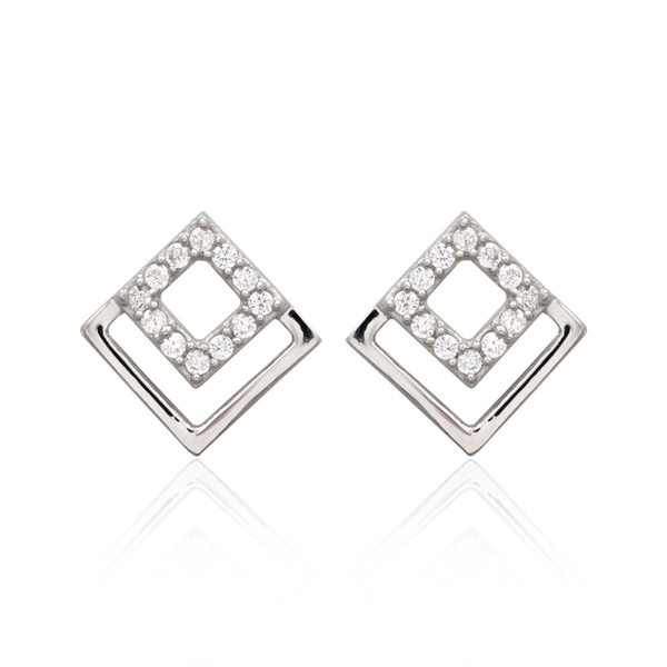 Modern Matrix 925 Silver Earrings