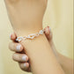 Dil Se” – 925 Sterling Silver Heart Link Bracelet