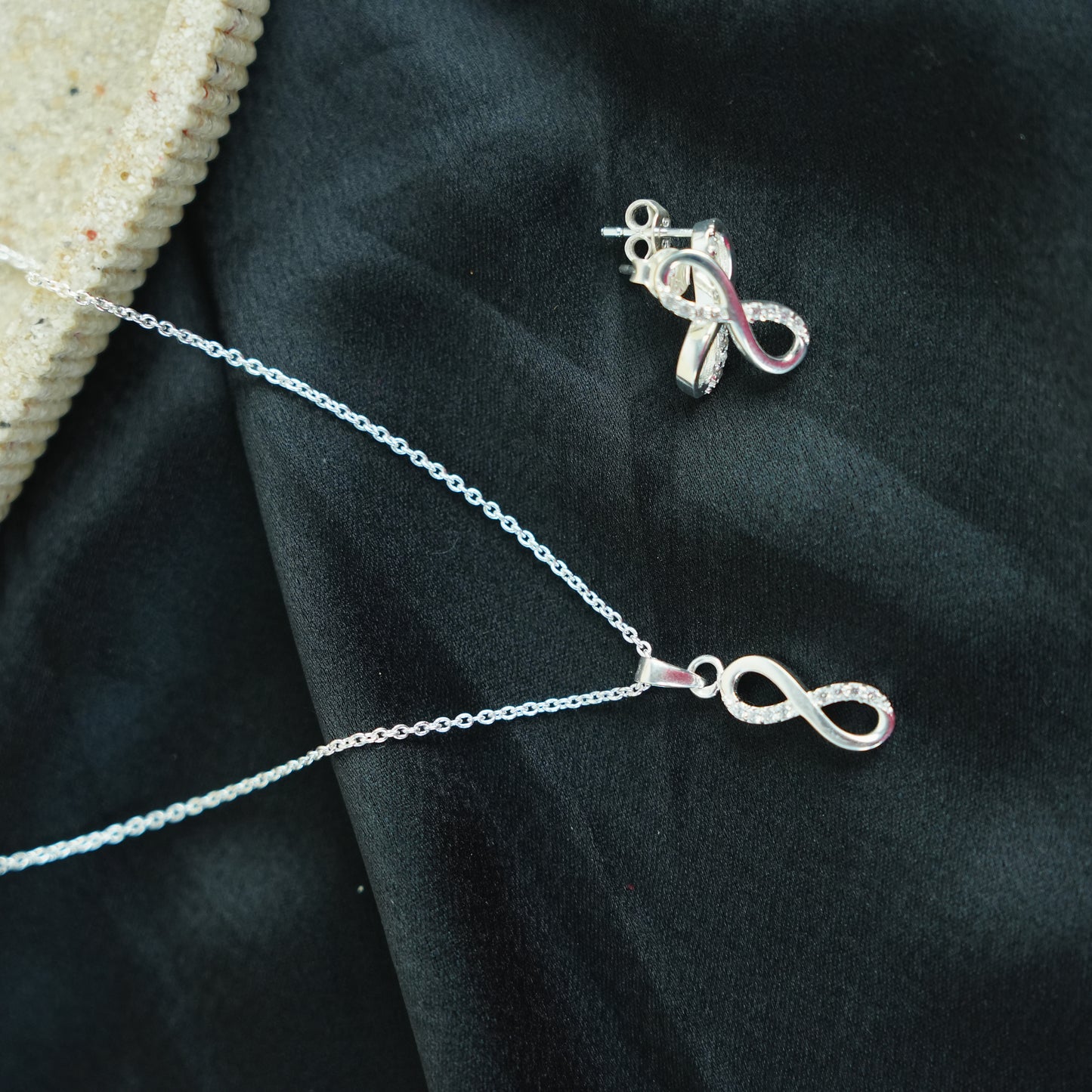 Infinity Grace Sterling Silver Necklace