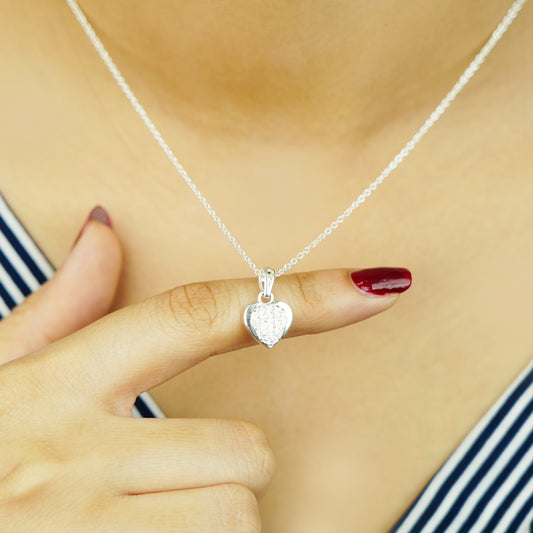 Silver Soul – 925 Sterling Silver Heart Pendant