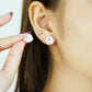 Grandeur Gleam” – 925 Sterling Silver Oversized Solitaire Stud Earrings