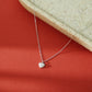 Eternal Love Sterling Silver Heart Necklace
