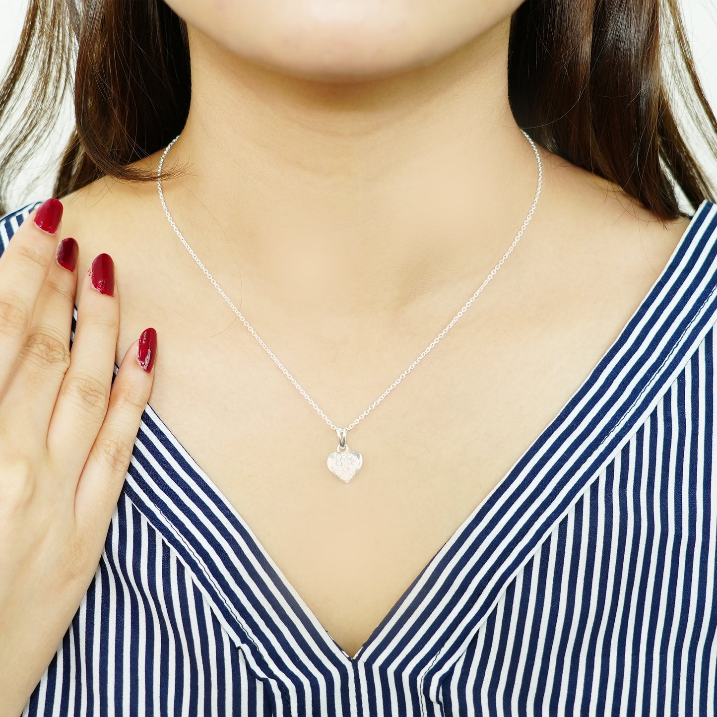 Silver Soul – 925 Sterling Silver Heart Pendant