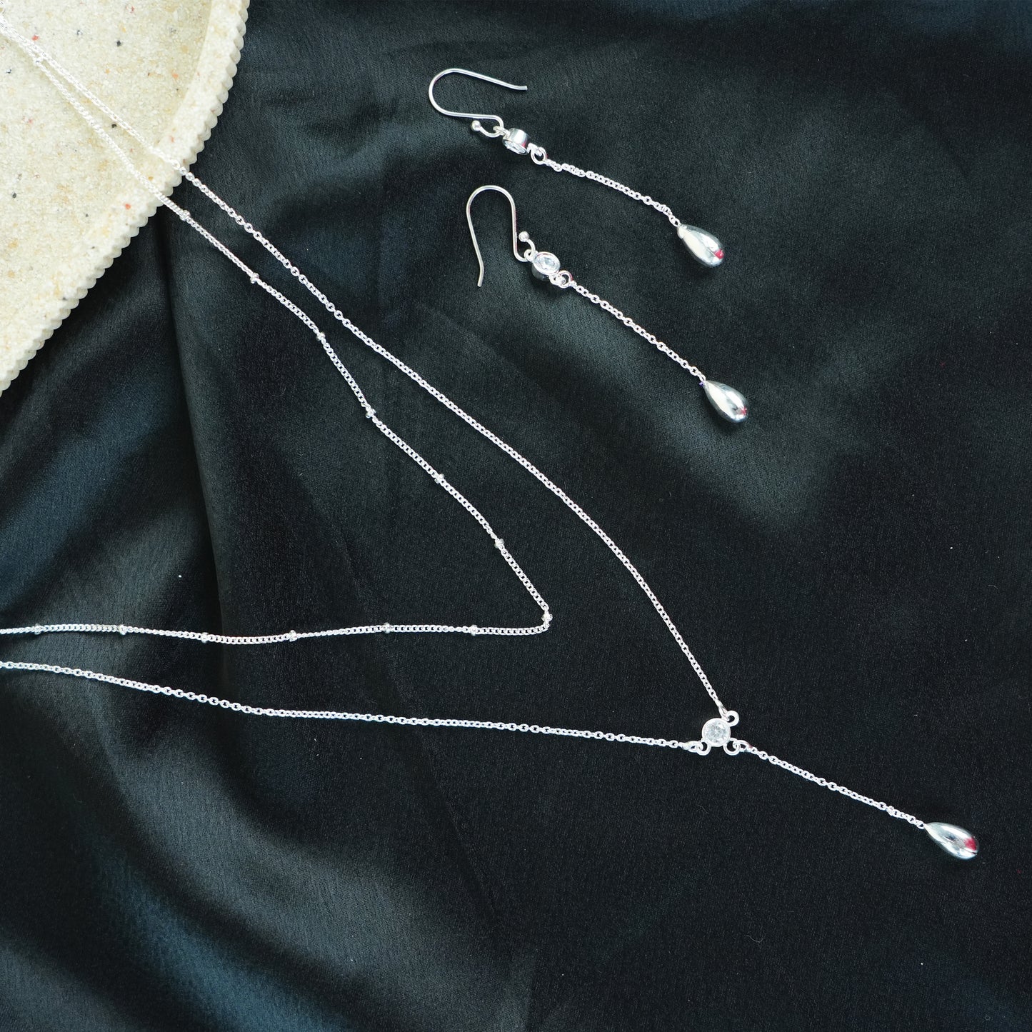 Sterling Silver Dewdrop Necklace