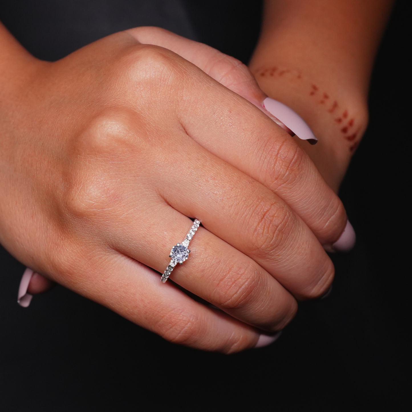 Eternal Sparkle Silver Ring