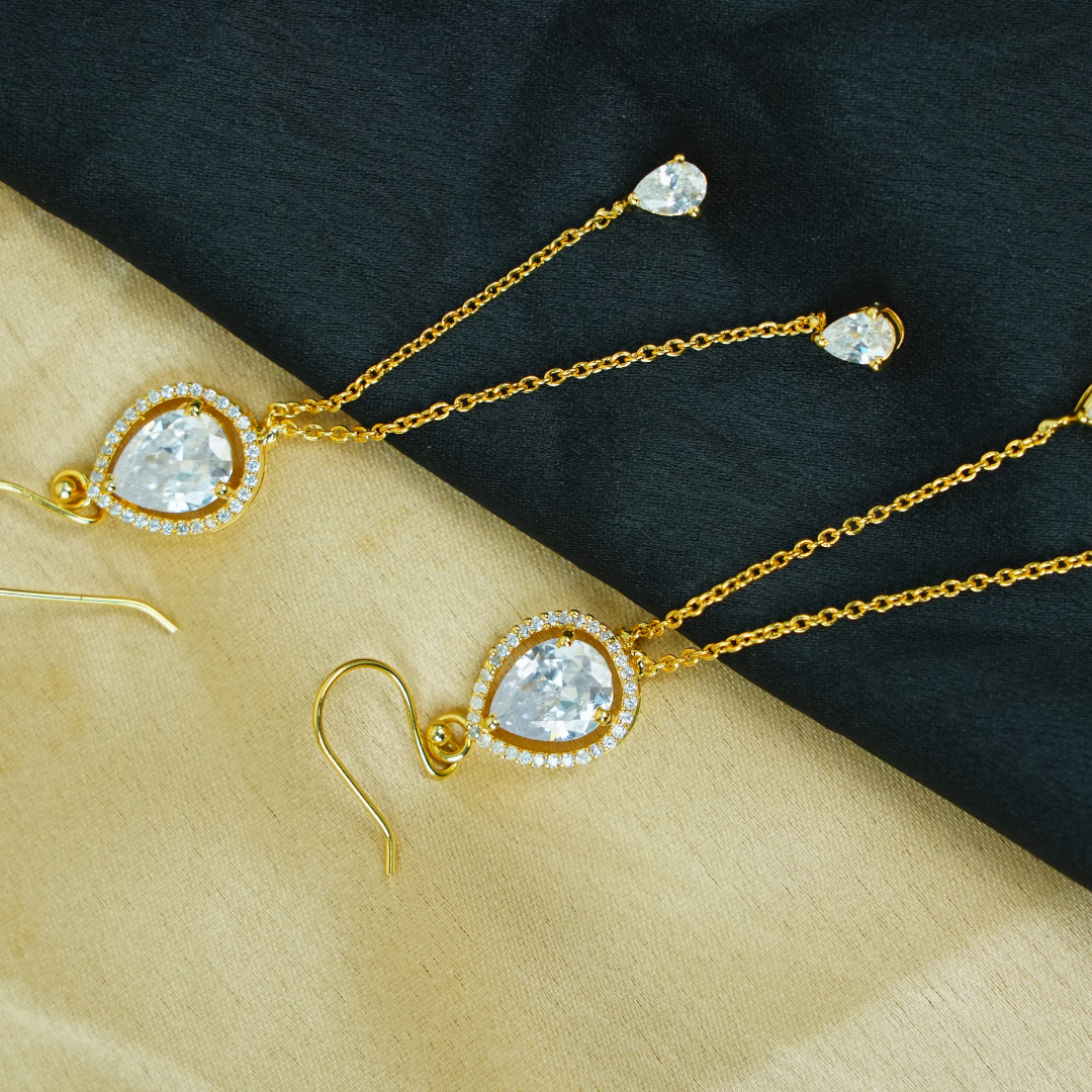 Elara Drop” – 925 Sterling Silver Dangler Earrings