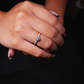Sterling Silver Classic Solitaire Engagement Ring