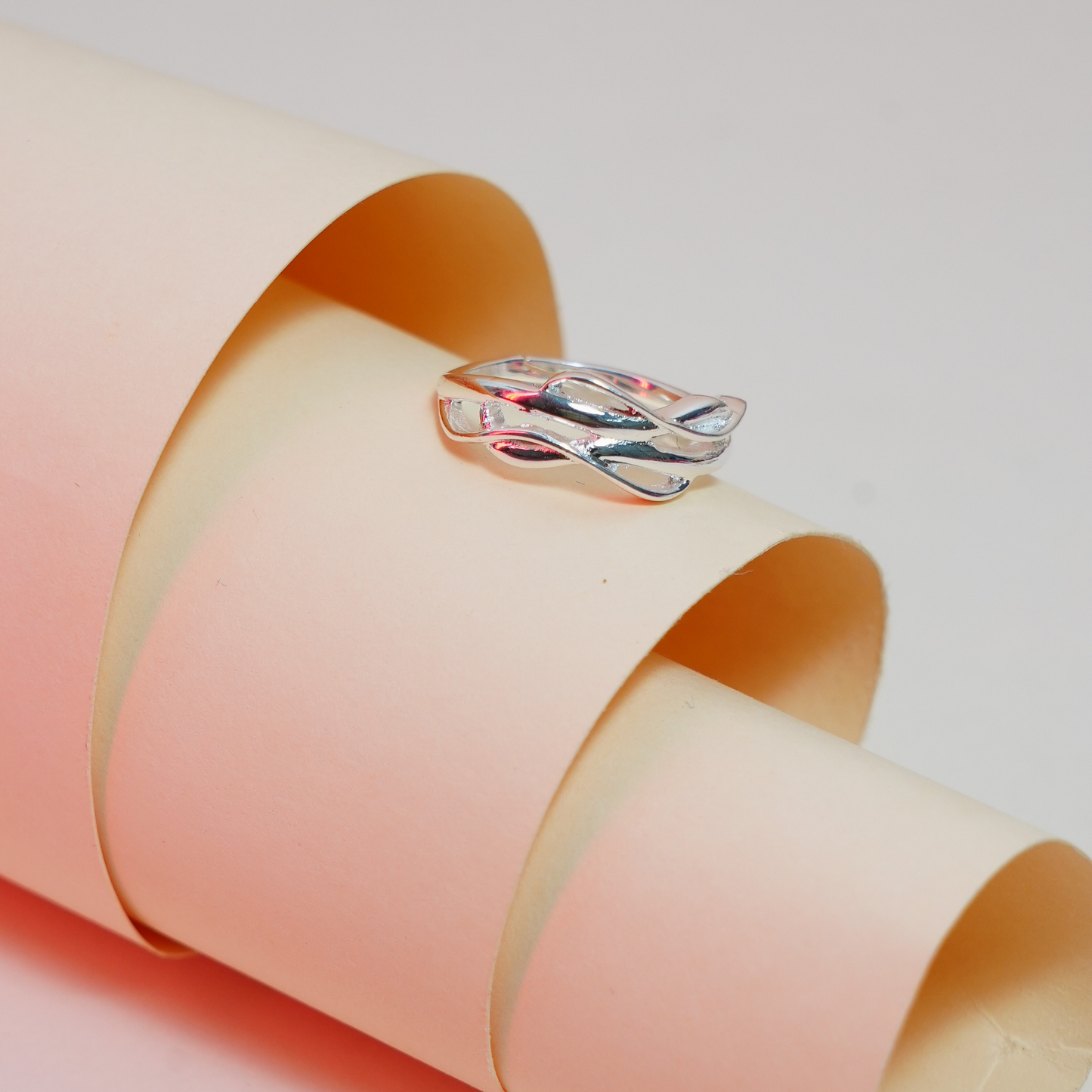 Sterling Silver Infinity Weave Ring