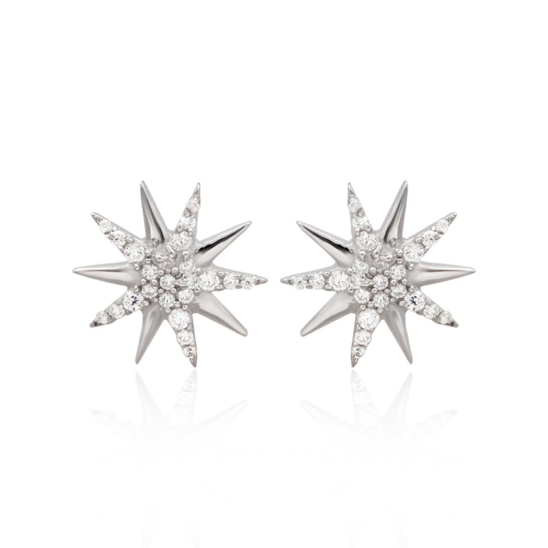 Astral Glow Starburst Earrings